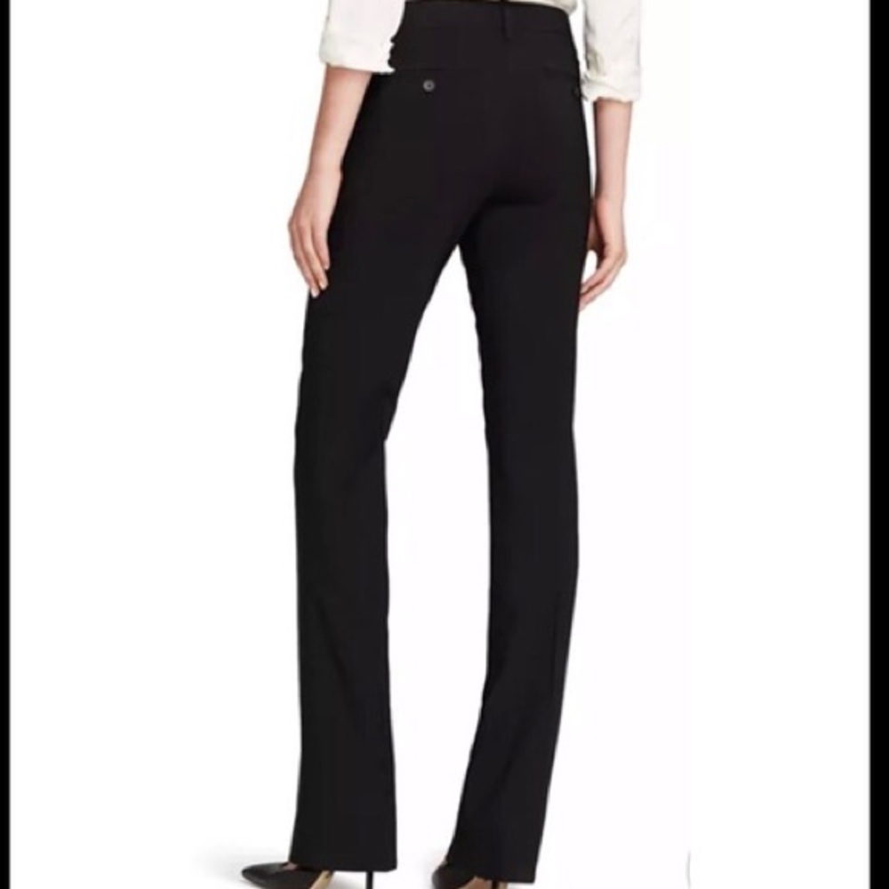 Theory Black Wool Slacks Size 8